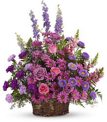 Gracious Lavender Basket from McIntire Florist in Fulton, Missouri